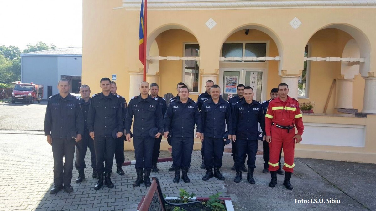 Moment de reculegere subunitate Miercurea Sibiului