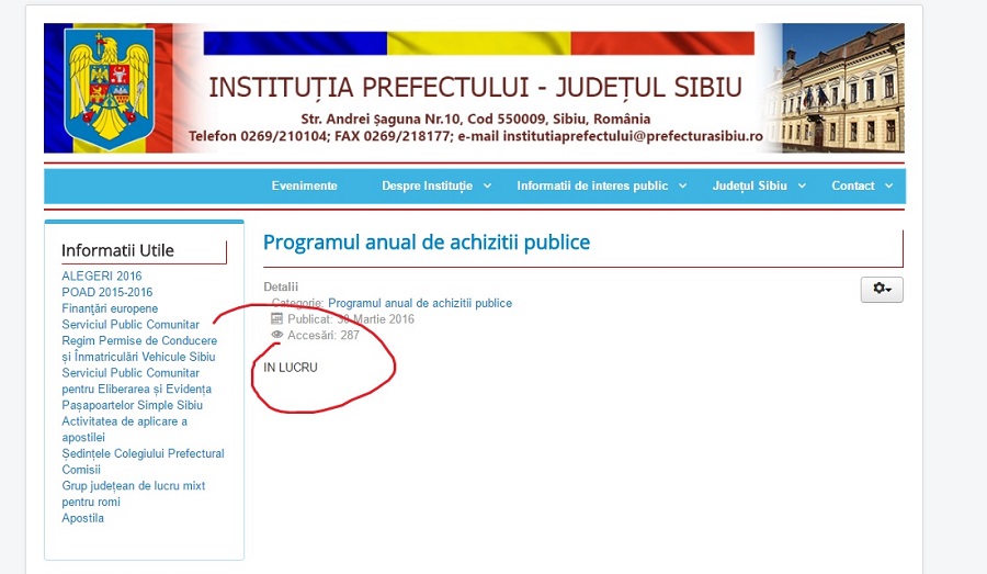 printscreen prefectura sibiu