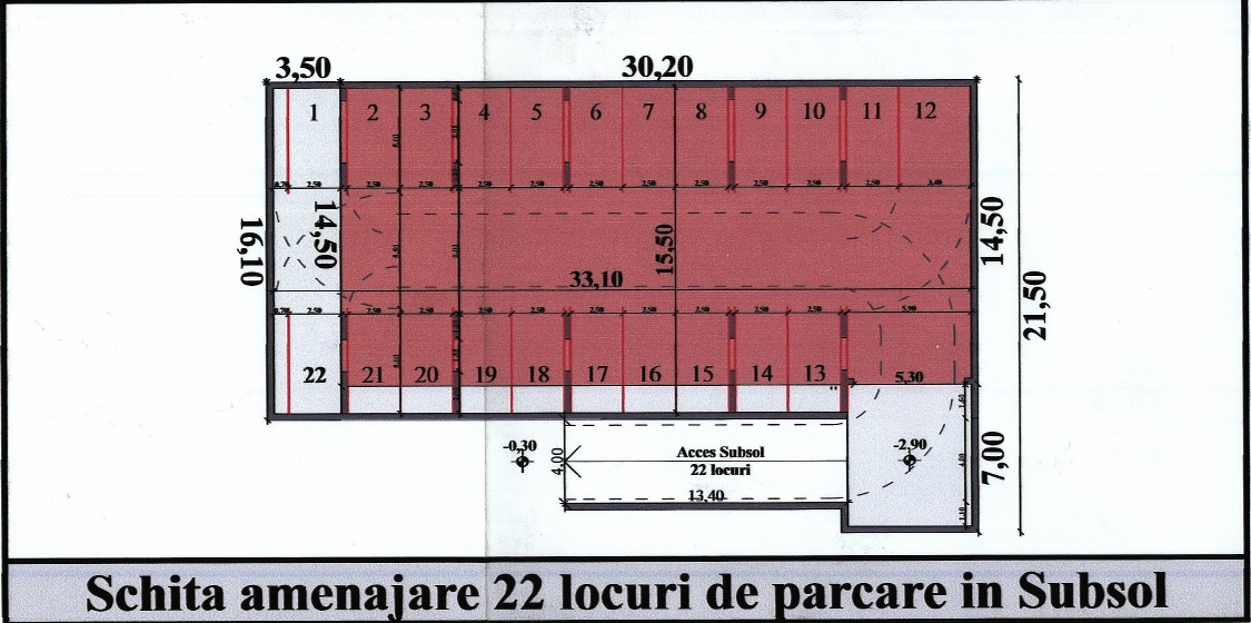 schita locuri de parcare bloc dumbravii