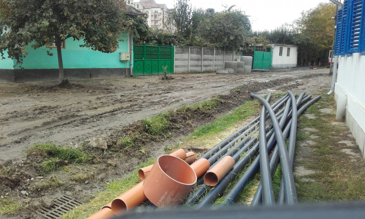 strada ecaterina teodoroiu noroi santier lucrari neasfaltata