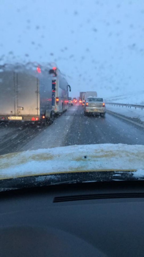 circulatie autostrada iarna