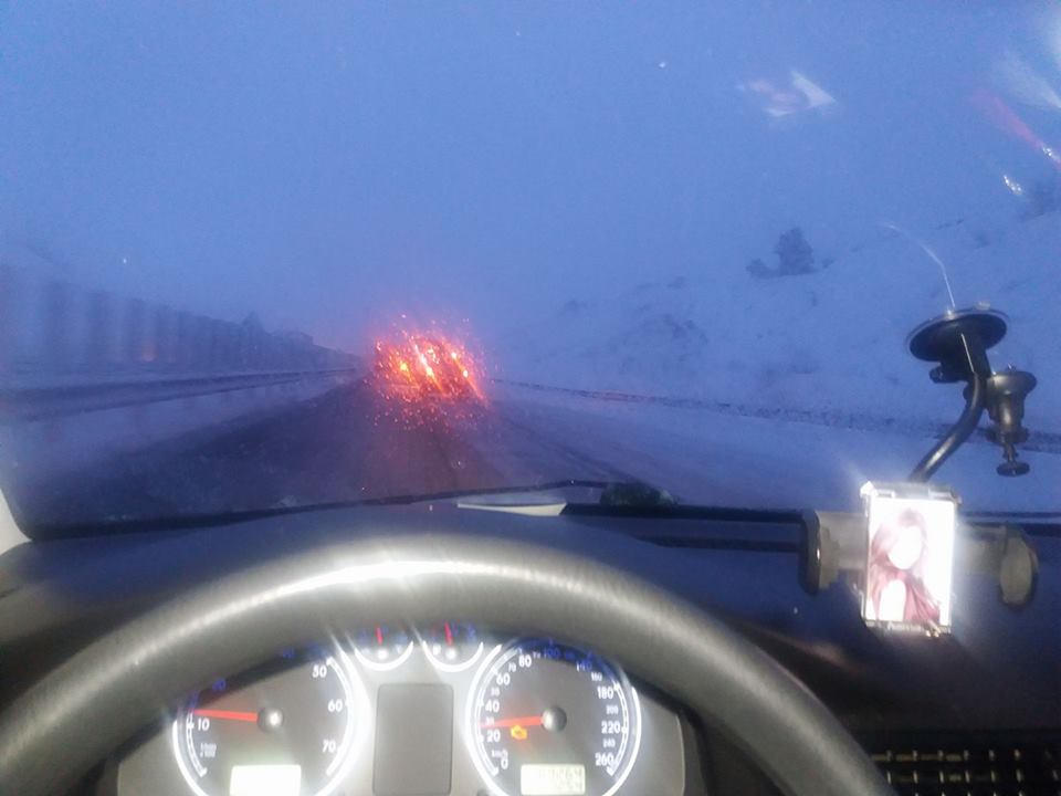 circulatie autostrada iarna