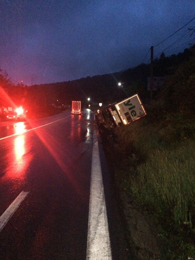 TIR accident valea oltului
