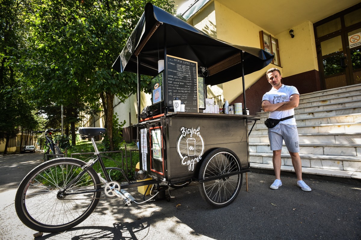 Marian Badea mici afaceri cafeanea bicicleta (1)