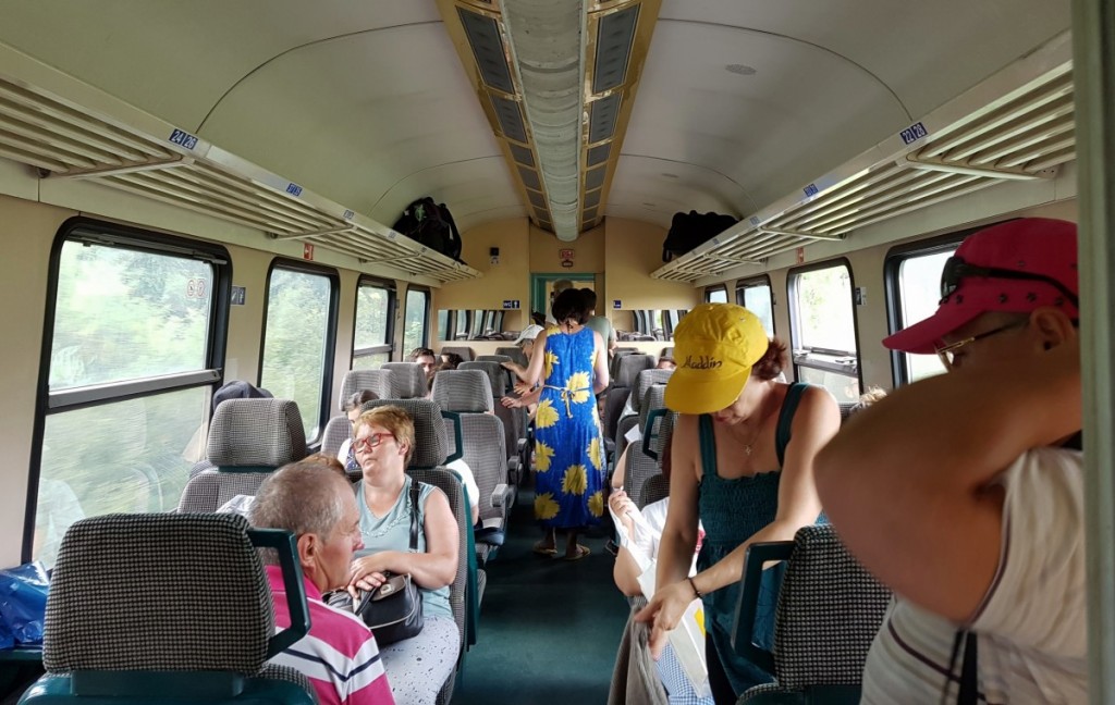 ocna sibiului tren