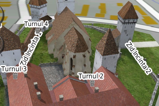 plan Biserica Evanghelica Fortificata din Agnita