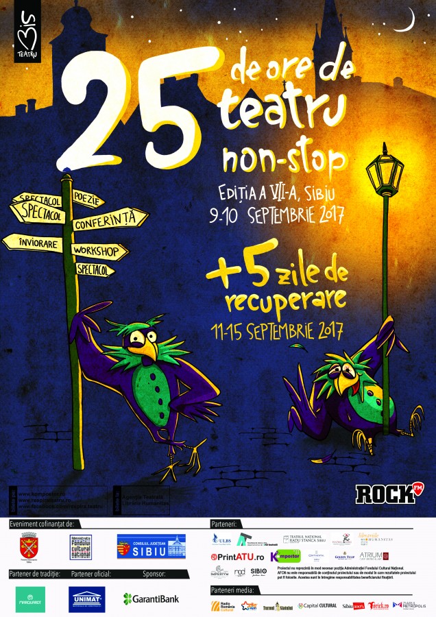 Poster 25 de ore de Teatru