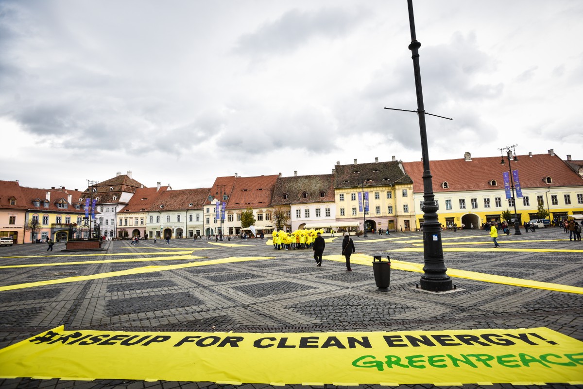 sibiu piata mare greenpeace (1)