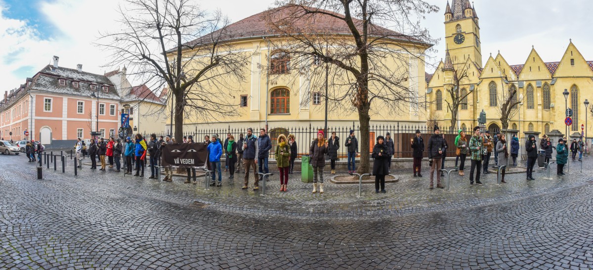 flashmob protest sediu PSD (4)