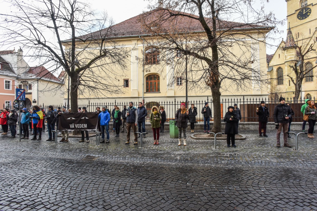 flashmob protest sediu PSD (5)