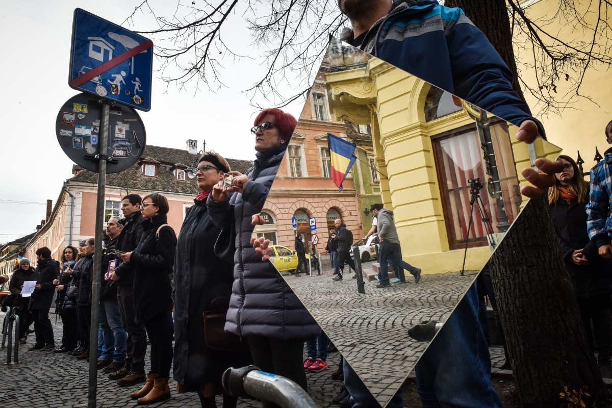 protest sediu PSD flashmob (6)