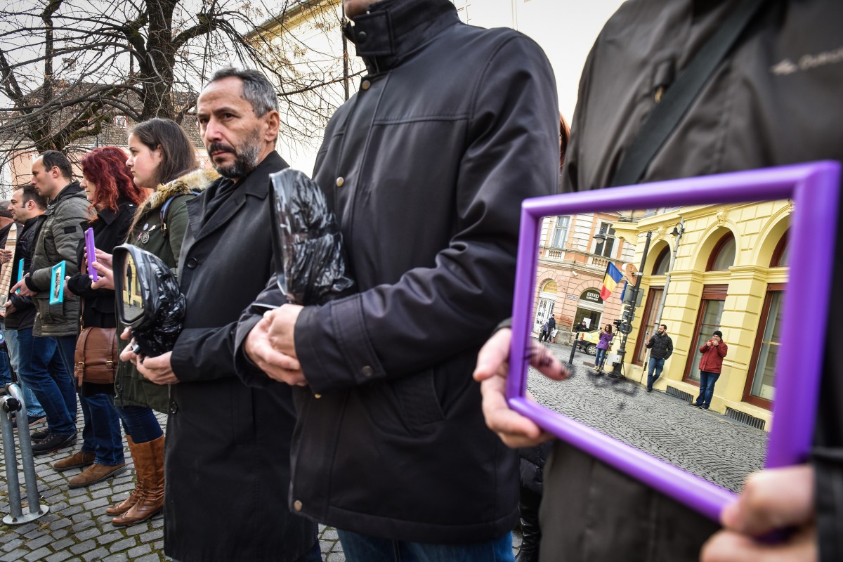 protest sediu PSD flashmob (8)