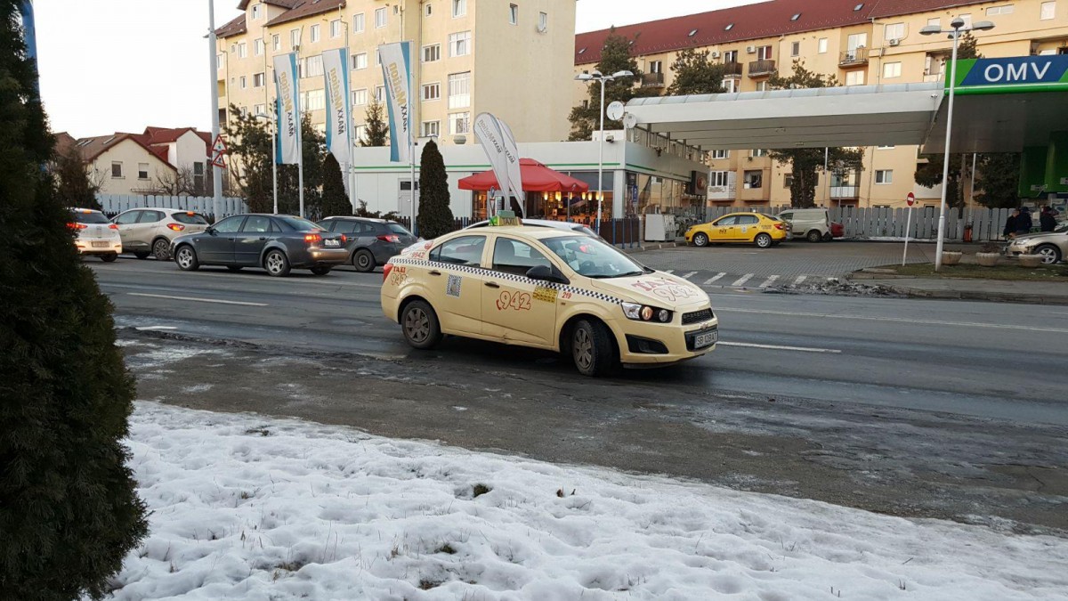 accid taxi tarata Milea OMV benzinarie