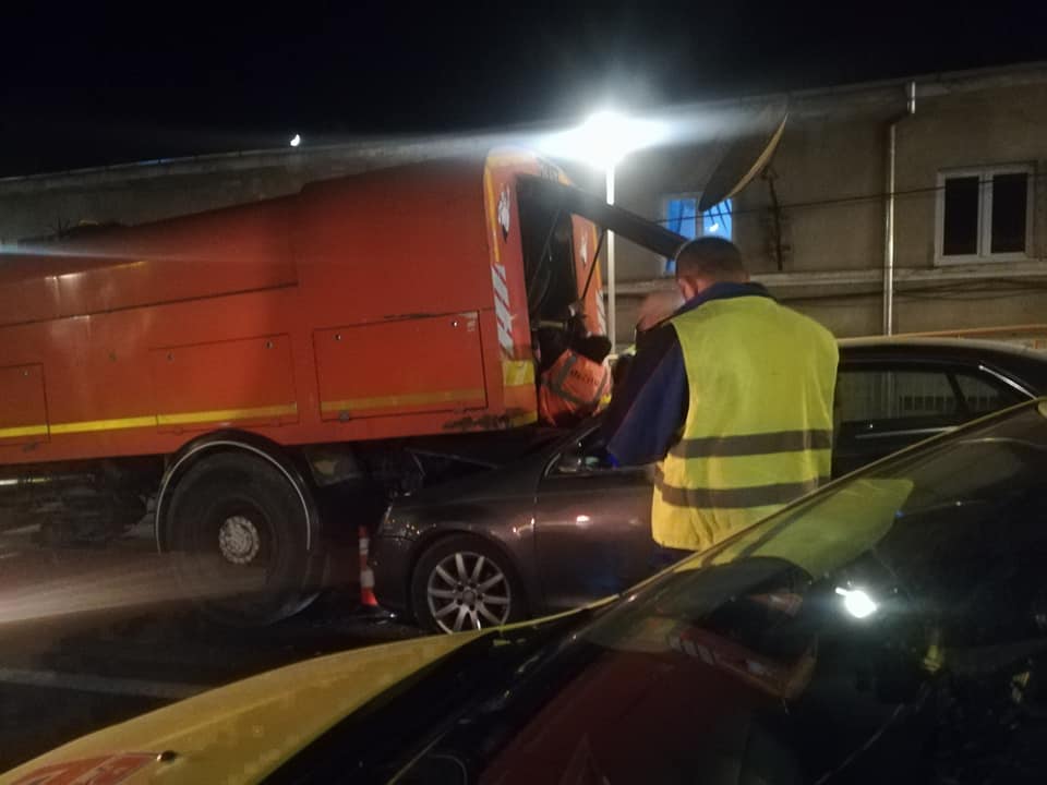 accident podul garii