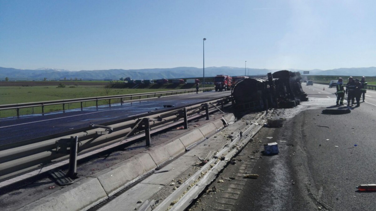 autostrada A1 incendiu (2)