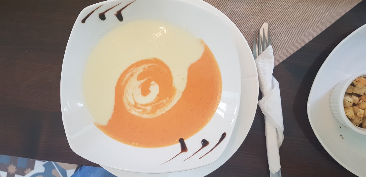 supa crema de ardei copti april bistro