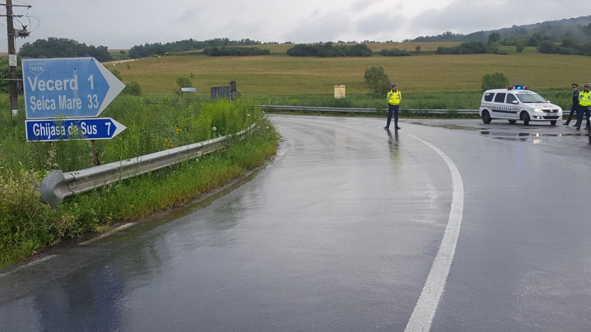 trafic blocat inundatii