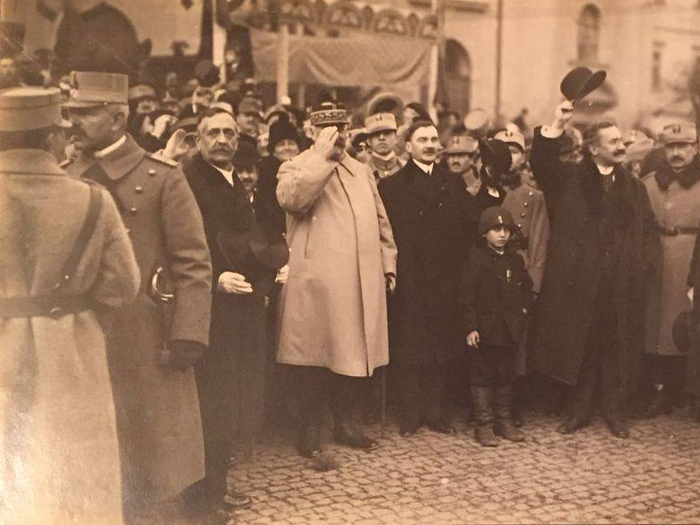 Centenar - Generalul Berthelot și membrii Guvernului Transilvaniei