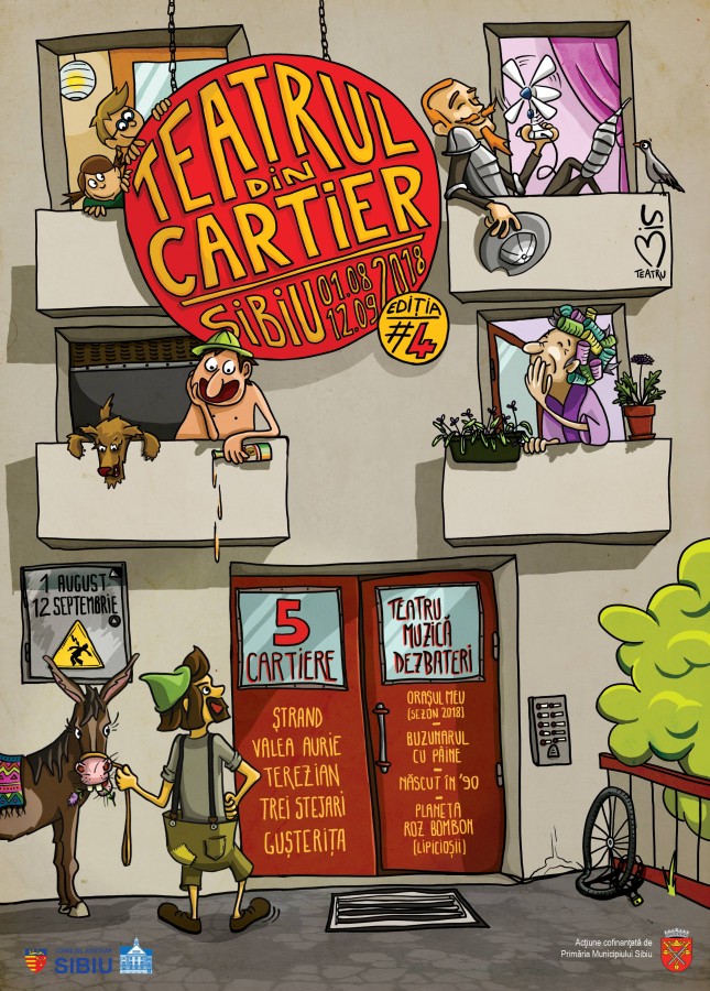 afis Teatrul din Cartier