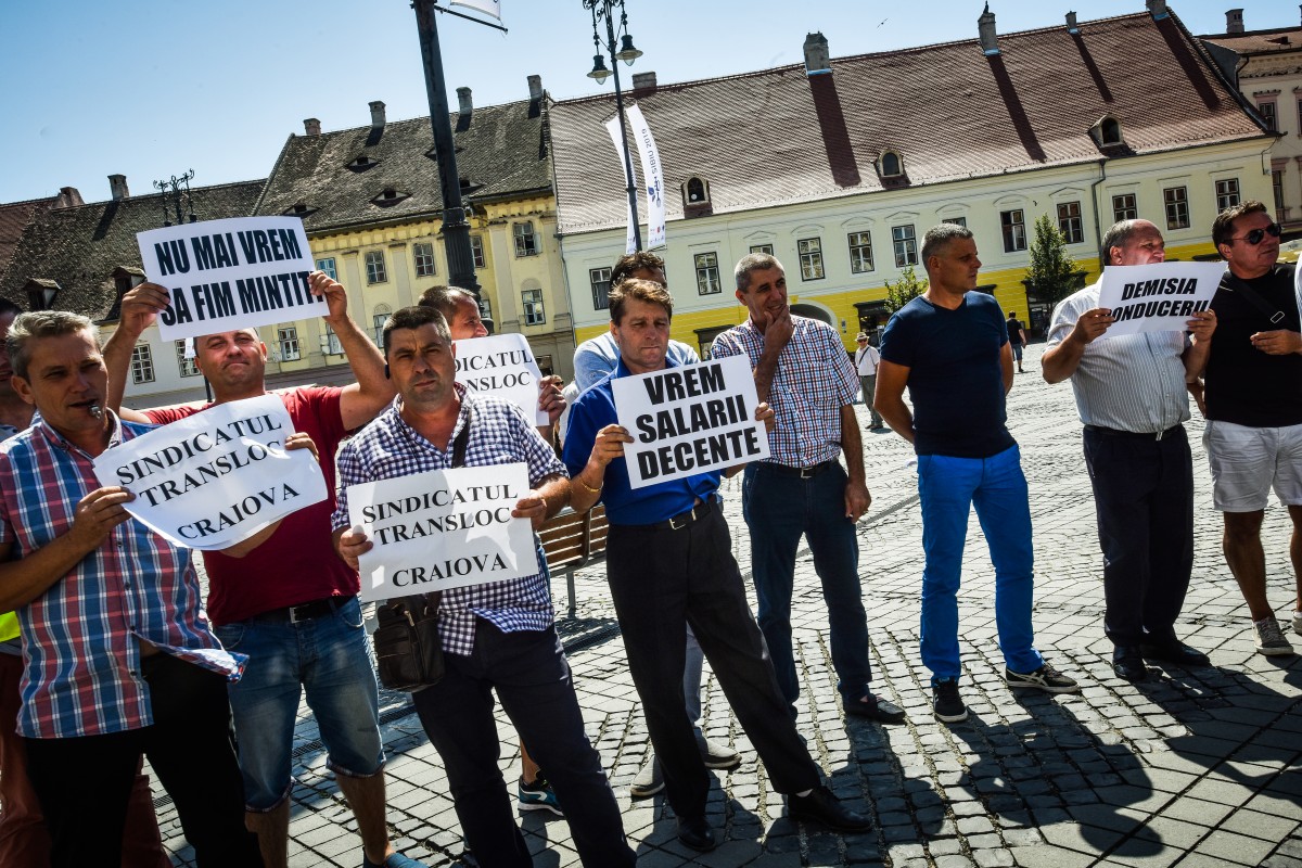 protest soferi autobuze Tursib (3)
