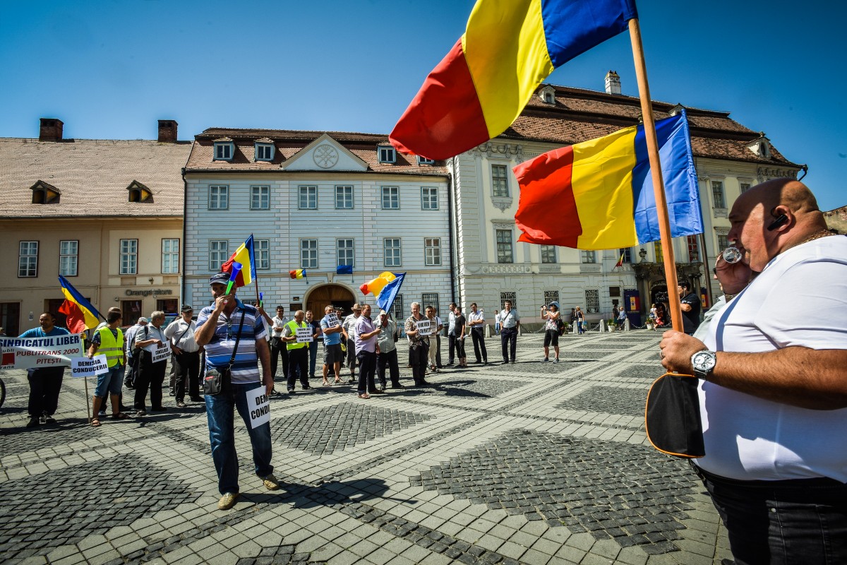 protest soferi autobuze Tursib (5)
