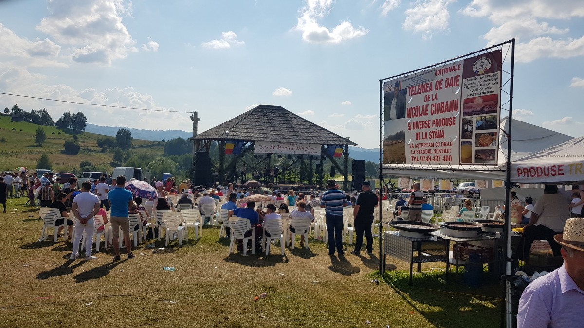 sus pe muntele din jina 2018 scena