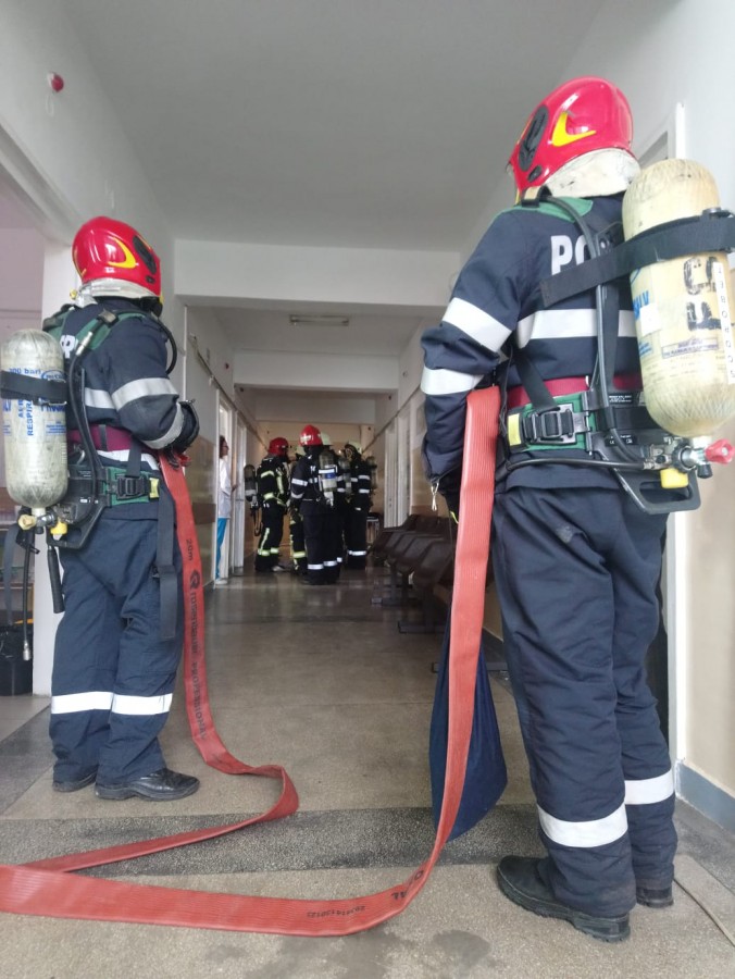 ISU simulare incendiu spital (1)