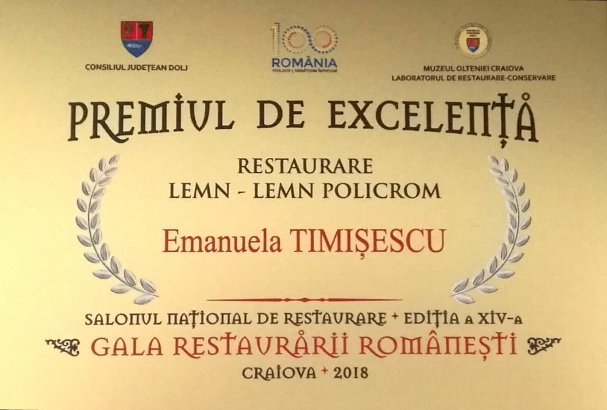 Premiul de excelenta_Lemn policrom_Emanuela Timisescu
