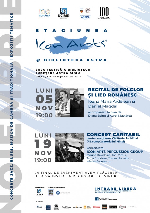 Poster Stagiunea ICon Arts Biblioteca ASTRA_NOV18_web