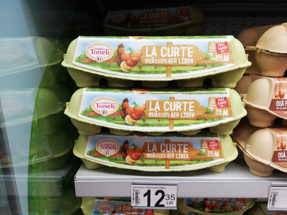 oua la curte centru