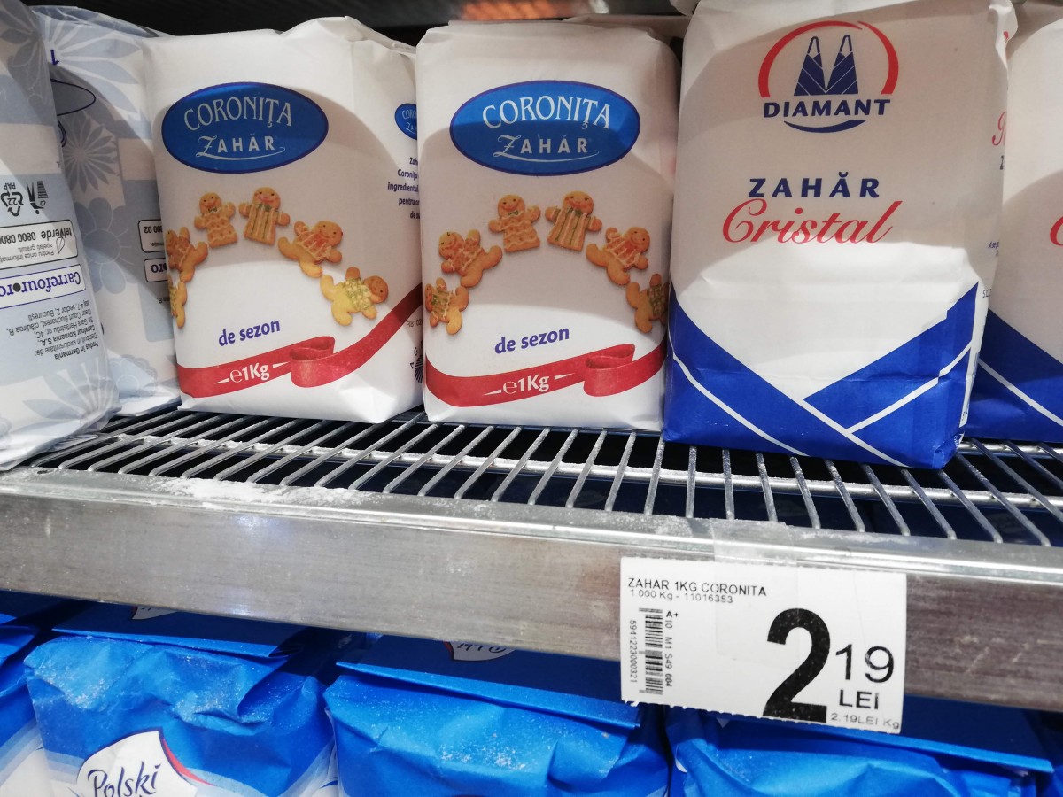 Raftul din magazinul din centru