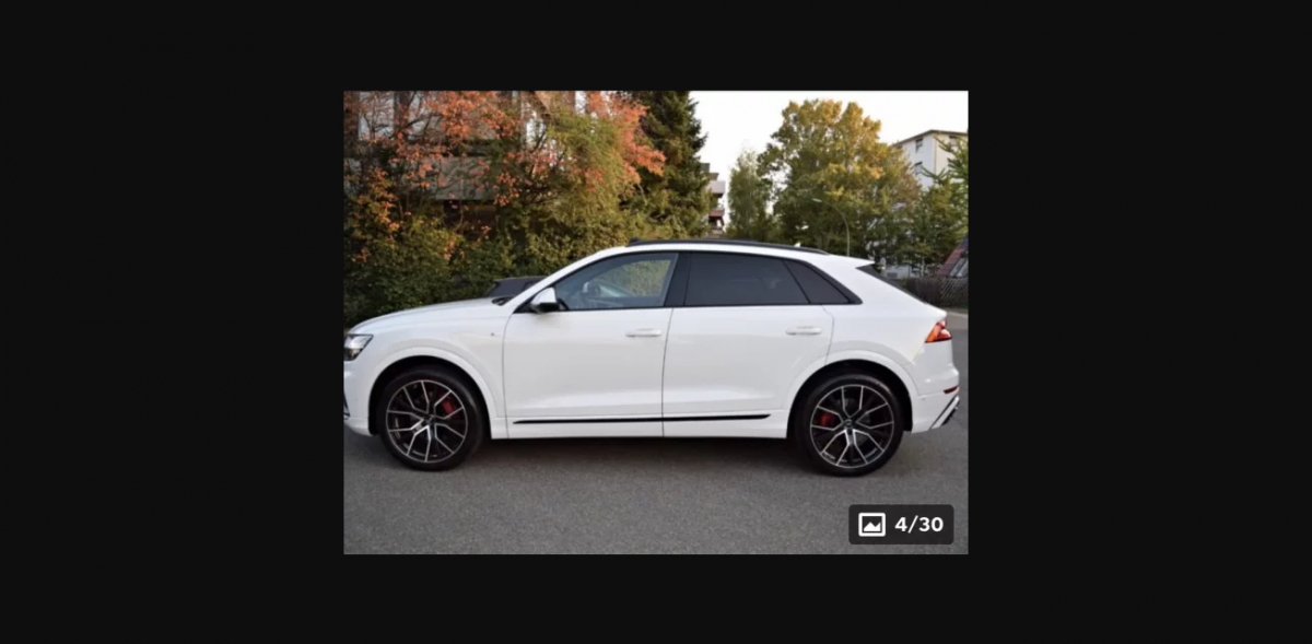 audi q8 9000km