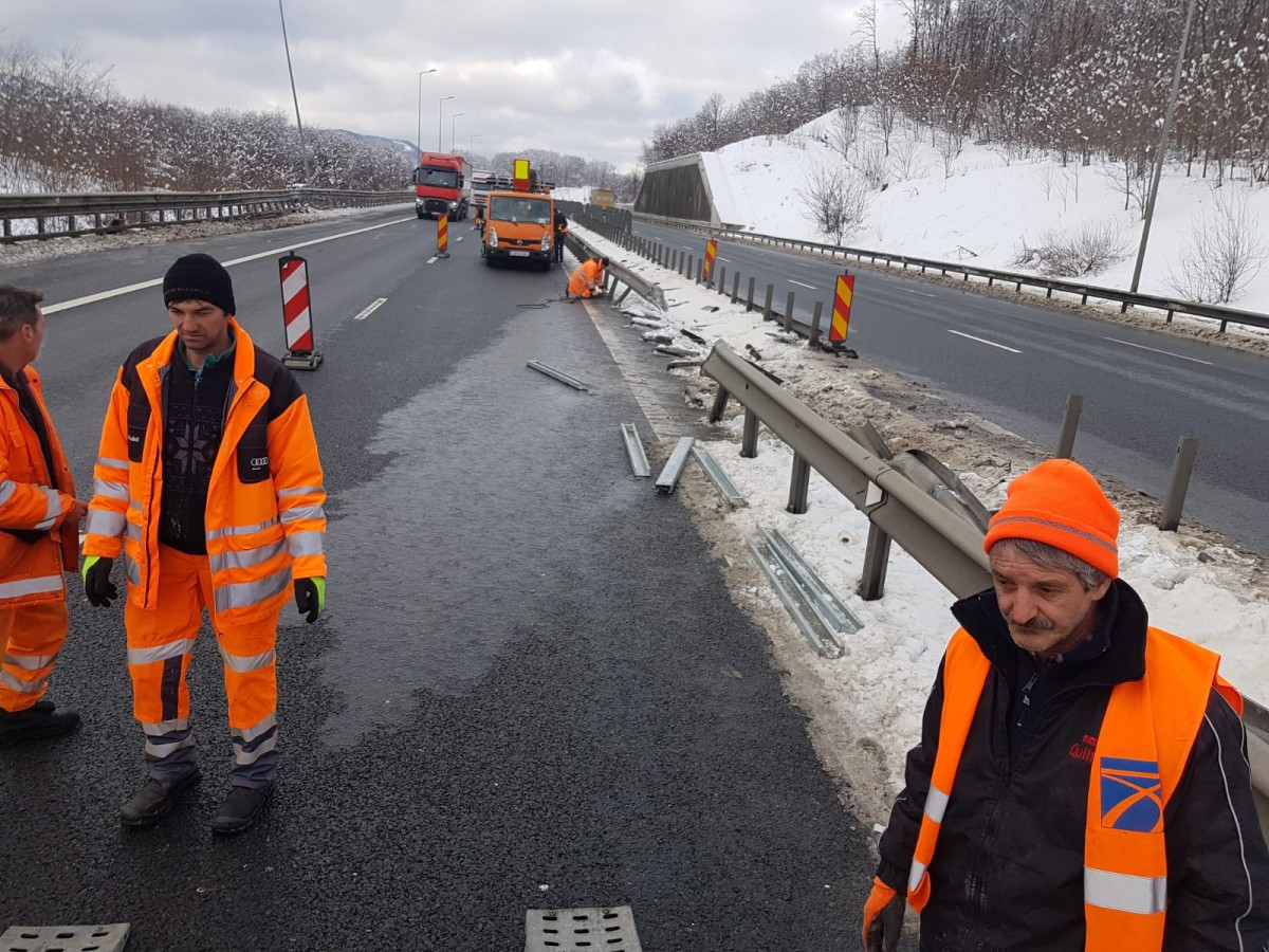 reparatii glisiera parapet autostrada A1 2 (3)