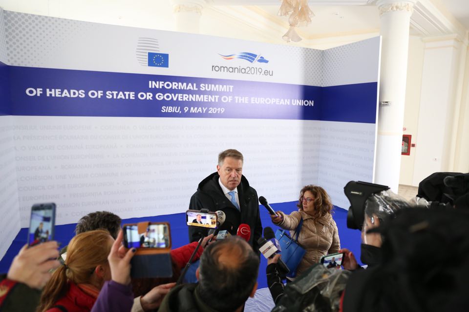 Iohannis la Sibiu 7 mai
