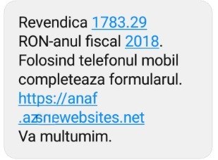 sms fals anaf