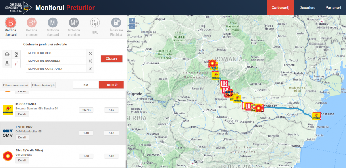 carburant sibiu mare