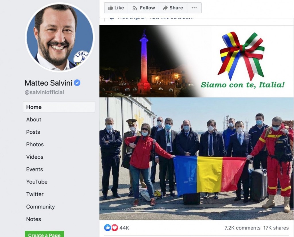 salvini facebook