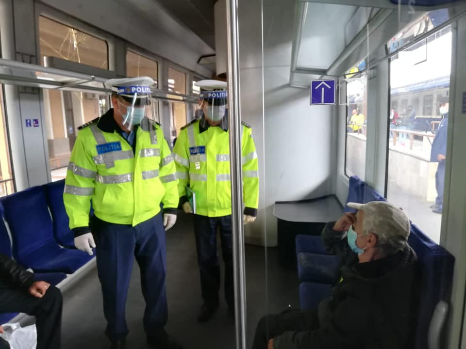 Autoritățile au găsit mai puțini sibieni fără mască, în prima zi a săptămânii