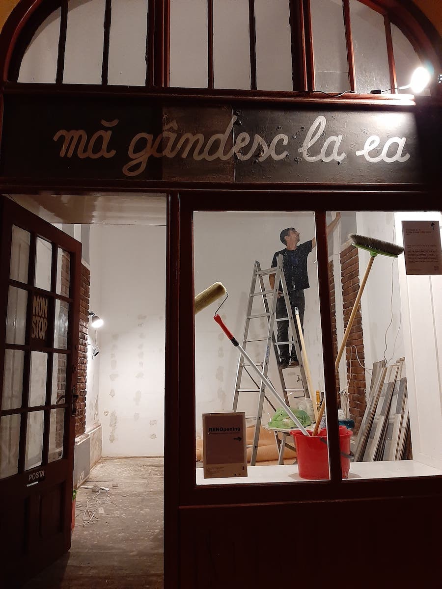 Mă gândesc la ea Non-Stop se transformă într-un spațiu de artă. „O să fie un loc fresh, de actualitate”