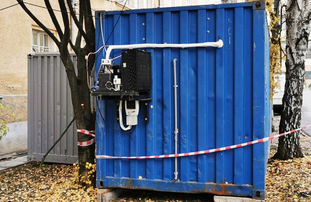 Morga din Sibiu are un nou container: donație de la un binevoitor