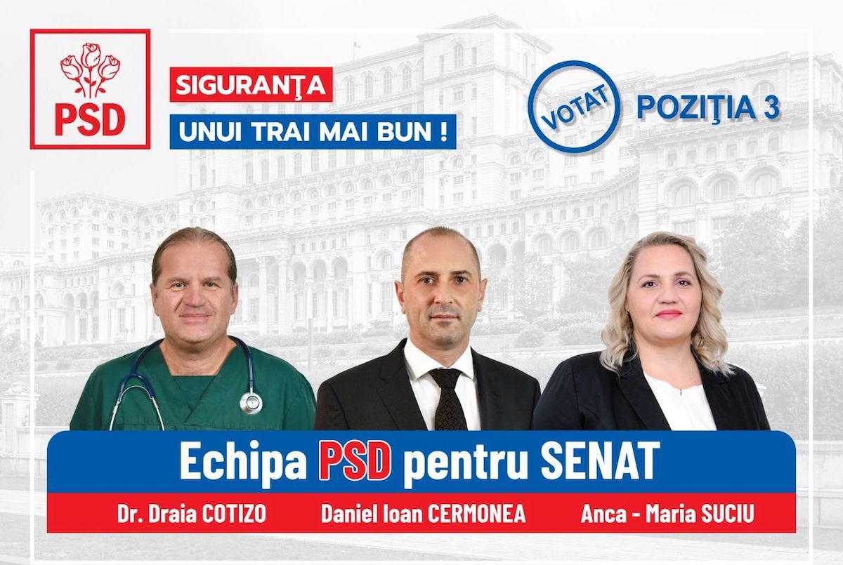 Echipa PSD Sibiu pentru Senatul României