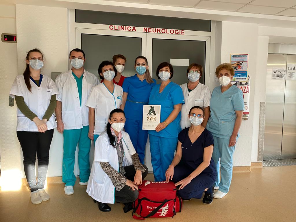 Neurologii SCJU Sibiu, medaliați cu aur de Societatea Europeană de AVC
