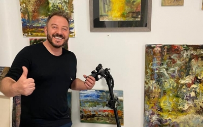 Pictorul sibian Bogdan Mihai Radu, decorat de președintele României