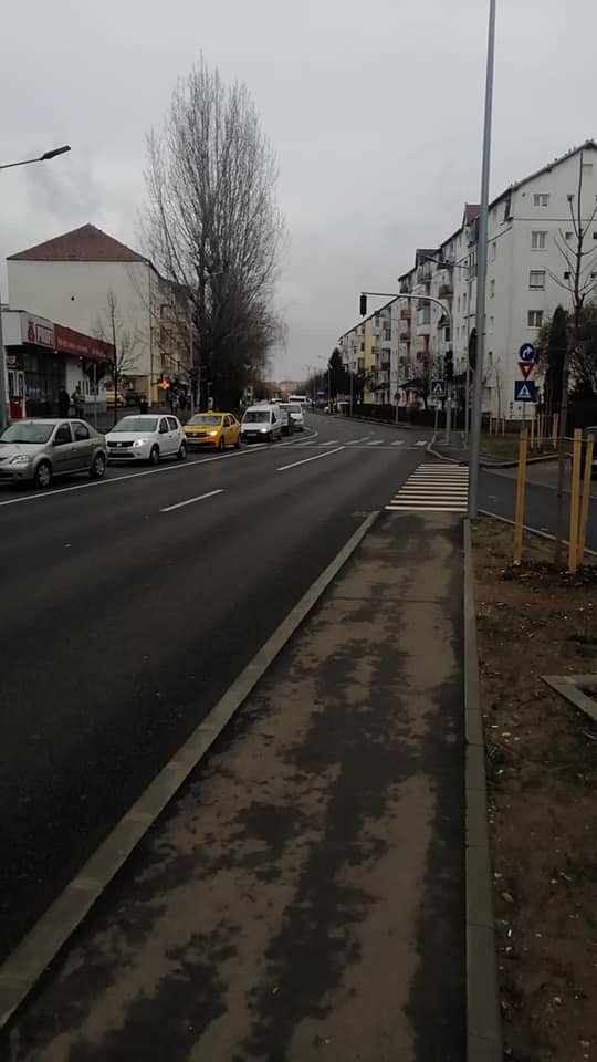 Poliția Rutieră testează reintroducerea semaforului la intrare în Sibiu dinspre Cartierul Arhitecților