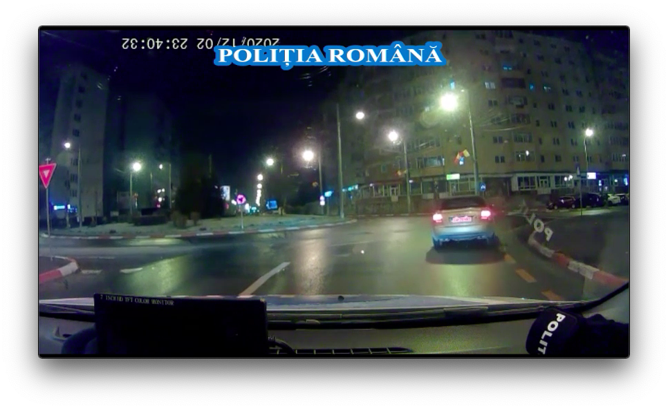 VIDEO-Sibian fără permis, urmărit de Poliție pe Bulevardul Mihai Viteazu