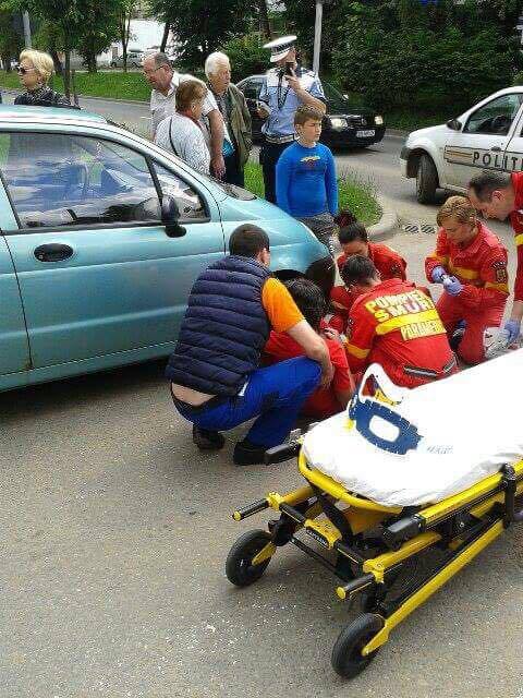Accident pe trecere, pe Calea Cisnădiei