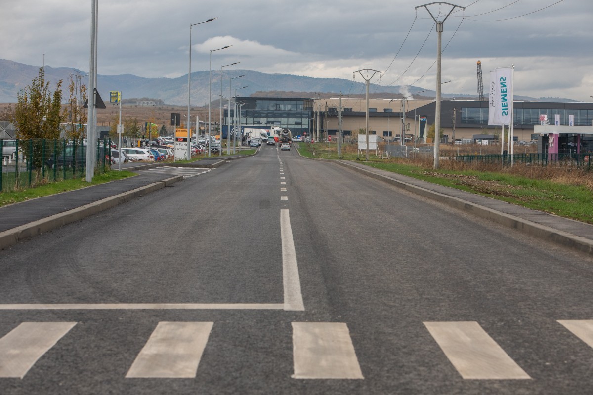 Strada Monaco din zona industrială vest a fost modernizată