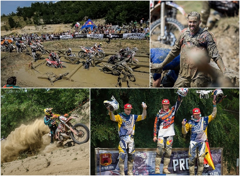 FOTO | Final cu o baie in namol. Jonny Walker castiga Red Bull Romaniacs, pentru al doilea an consecutiv