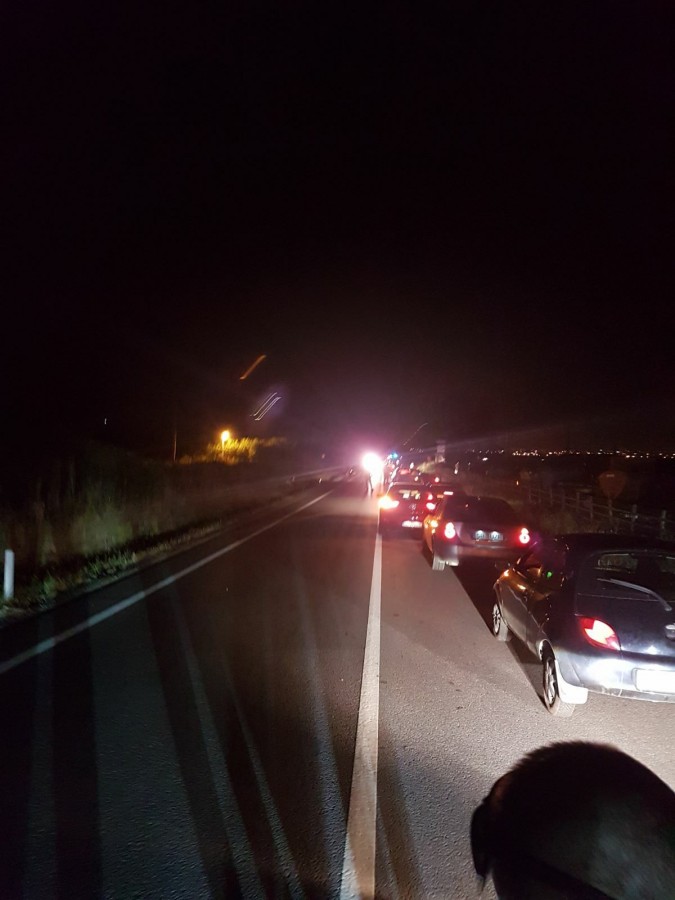 Pieton acroșat pe DN 14, la ieșirea din Sibiu. A traversat printr-un loc nepermis