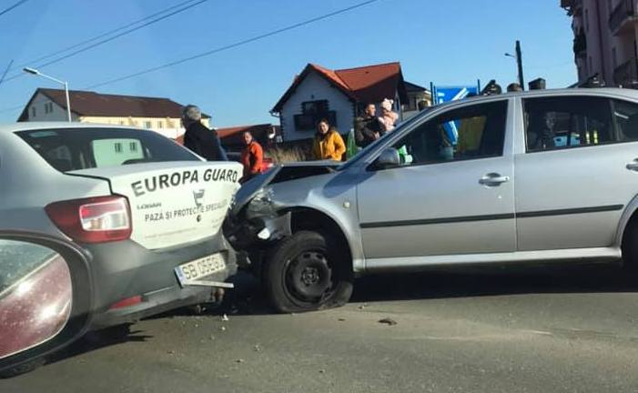 Cartierul Arhitecților: accident cu patru mașini